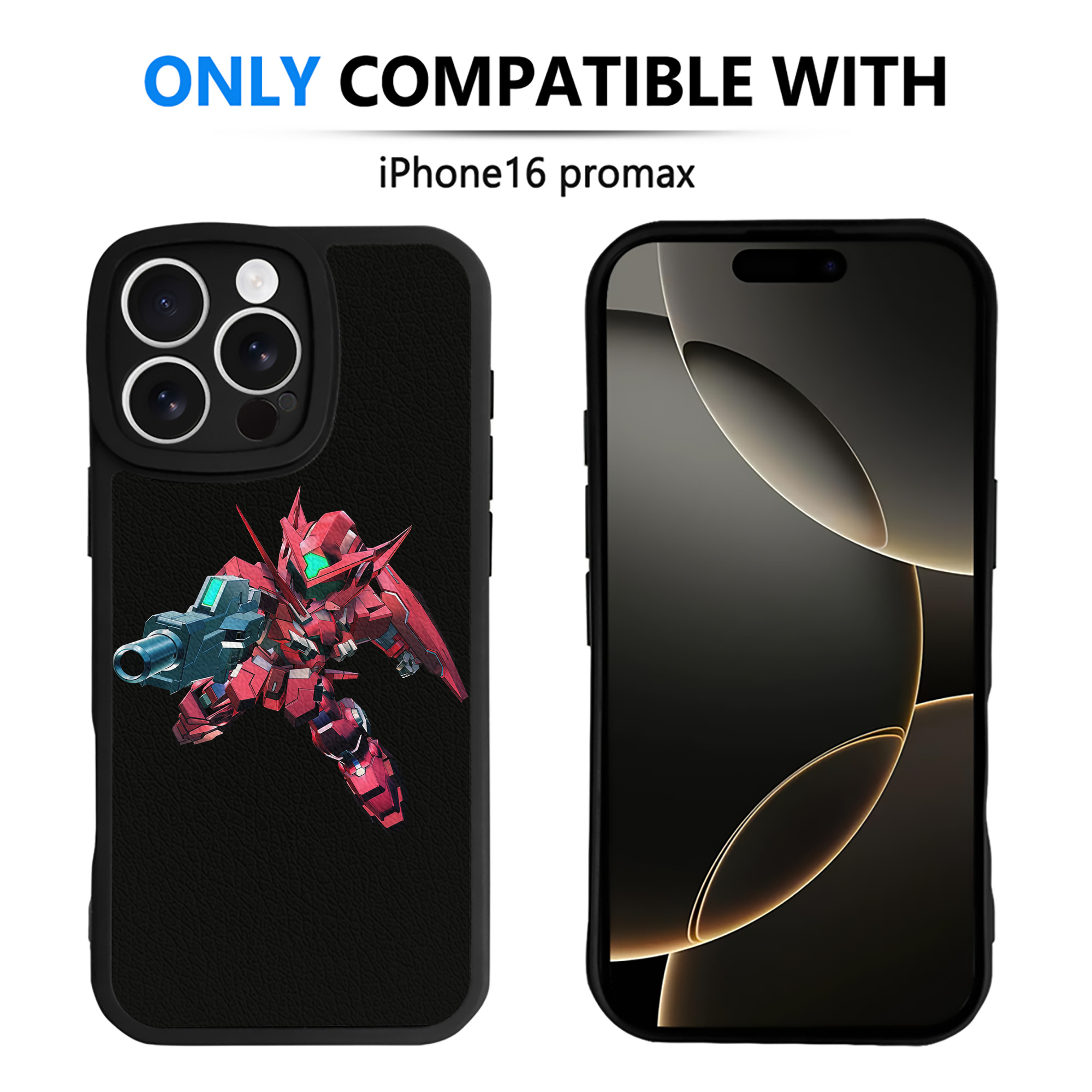 （画像用） 機動戦士ガンダム Mobile Suit Gundam 【iPhone 16シリーズ対応】シリコンスマホケース（レザー調） 材質：シリコン